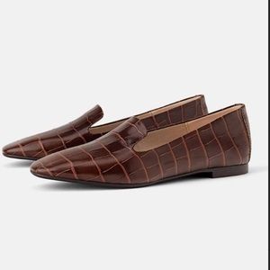 Zara Animal Print Flat Loafers - On Trend NWOT
